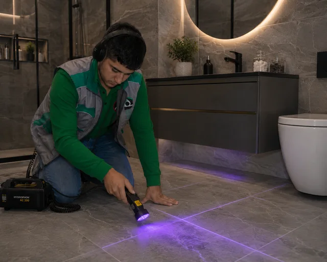 Banyo derzlerinde kaçak kontrolü