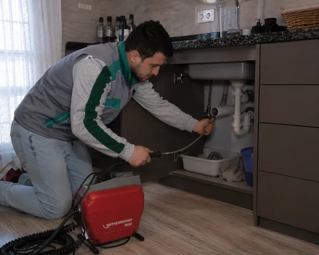 Robotla mutfak tıkanıklığı açma